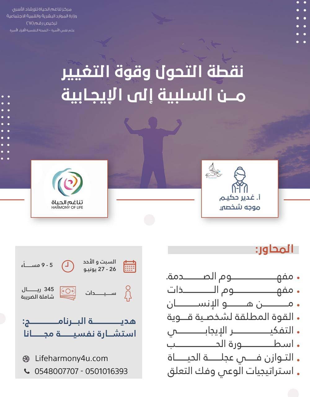 نقطة التحول وقوة التغيير من السلبية إلى الإيجابية